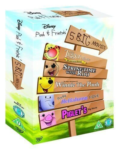 Winnie the Pooh: Pooh & Friends - 5-movie Collection DVD (2018) Jun Falkenstein Region 2
