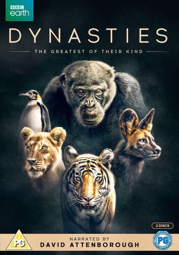 Dynasties DVD (2018) David Attenborough Cert PG 2 Discs Region 2