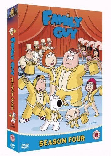 Family Guy: Season Four DVD (2006) Seth MacFarlane Cert 15 2 Discs Region 2