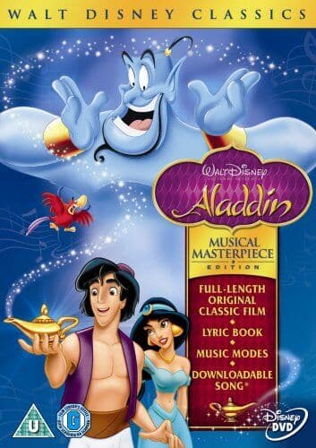 Aladdin DVD (2008) Ron Clements Cert U Region 2