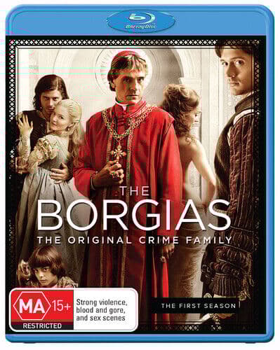 The Borgias: The First Season DVD (2012) Jeremy Irons 3 Discs Region 2
