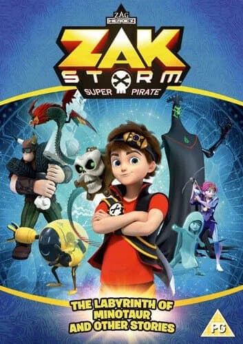 Zak Storm: Super Pirate - The Labyrinth of the Minotaur And… DVD (2020) Kevin Region 2