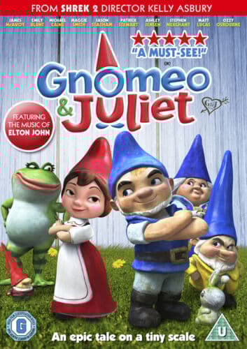 Gnomeo & Juliet DVD (2011) Kelly Asbury Cert U Region 2
