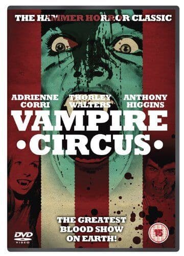 Vampire Circus DVD (2011) Adrienne Corri, Young (DIR) Cert 15 Region 2