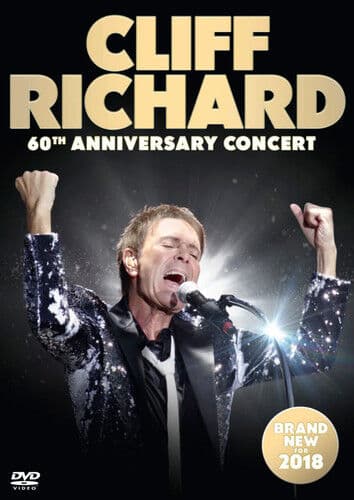 Cliff Richard: 60th Anniversary ConCert DVD (2018) Cliff Richard Cert E Region 2