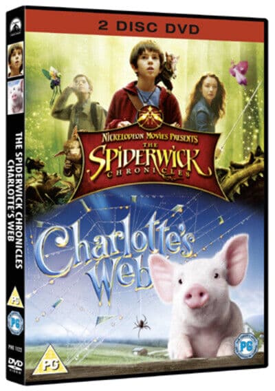 The Spiderwick Chronicles/Charlotte’s Web DVD (2009) Freddie Highmore, Waters Region 2