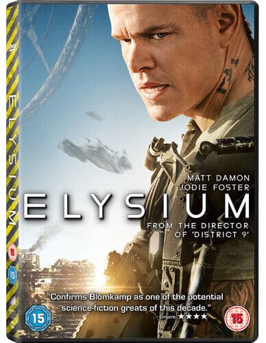 Elysium DVD (2016) Matt Damon, Blomkamp (DIR) Cert 15 Region 2