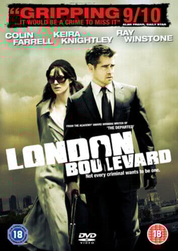 London Boulevard DVD (2011) Keira Knightley, Monahan (DIR) Cert 18 Region 2