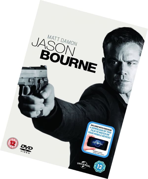 Jason Bourne 2016 DVD Region 2