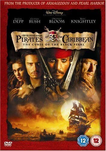 Pirates of the Caribbean: The Curse of the Black Pearl DVD (2006) Johnny Depp, Region 2