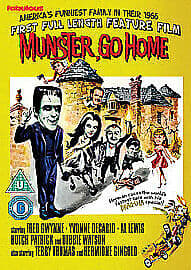 Munster, Go Home DVD (2015) Fred Gwynne, Bellamy (DIR) Cert U Region 2