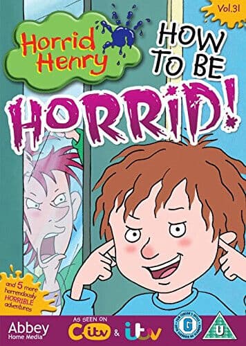 Horrid Henry: How to Be Horrid DVD (2017) Francesca Simon Cert U Region 2