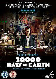 20,000 Days On Earth DVD (2014) Iain Forsyth Cert 15 Region 2