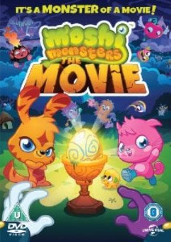 Moshi Monsters - The Movie DVD (2014) Wip Vernooij Cert U Region 2