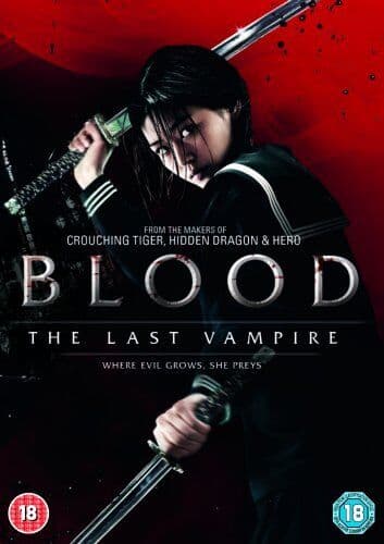 Blood - The Last Vampire DVD (2009) Gianna Jun, Nahon (DIR) Cert 18 Region 2