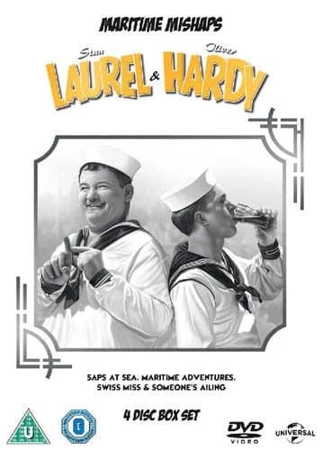 Laurel and Hardy: Maritime Mishaps DVD (2018) Stan Laurel, Horne (DIR) Cert U 4 Region 2