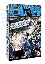 WWE: ECW - Unreleased Volume 3 DVD (2015) Tommy Dreamer Cert 15 3 Discs Region 2