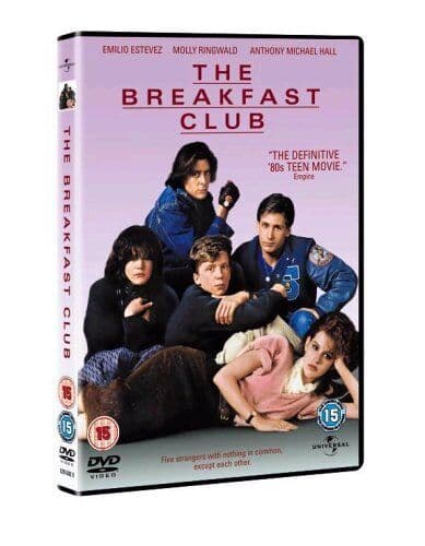 The Breakfast Club 1985 DVD Region 2