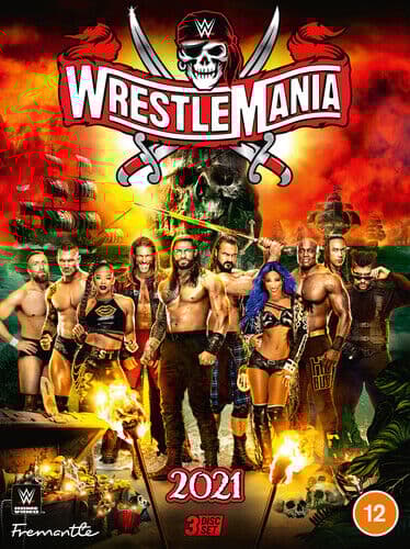 WWE: Wrestlemania 37 DVD (2021) Sasha Banks Cert 12 3 Discs Region 2