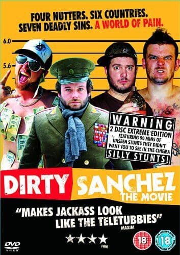 Dirty Sanchez - The Movie DVD (2007) Lee Dainton, Hickey (DIR) Cert 18 Region 2