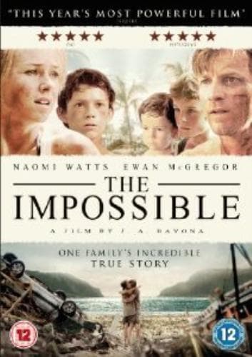 The Impossible DVD (2013) Ewan McGregor, Bayona (DIR) Cert 12 Region 2