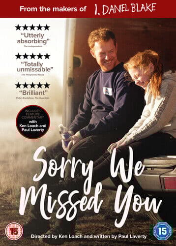 Sorry We Missed You DVD (2020) Kris Hitchen, Loach (DIR) Cert 15 Region 2