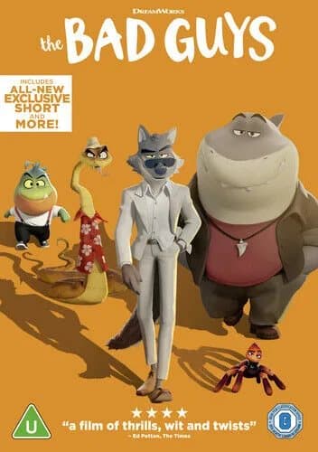 The Bad Guys DVD (2022) Pierre Perifel Cert U Region 2