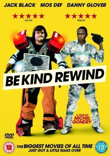 Be Kind Rewind DVD (2008) Jack Black, Gondry (DIR) Cert 12 Region 2