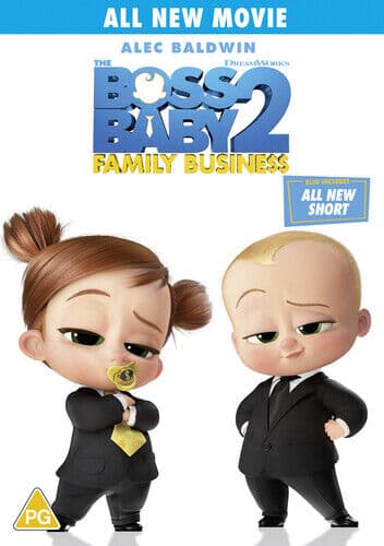 The Boss Baby 2 - Family Business DVD (2022) Tom McGrath Cert PG Region 2