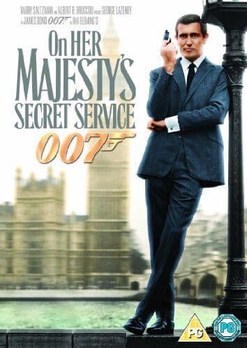 On Her Majesty’s Secret Service DVD (2012) George Lazenby, Hunt (DIR) Cert tc Region 2