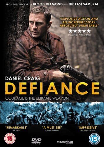 Defiance DVD (2009) Daniel Craig, Zwick (DIR) Cert 15 Region 2
