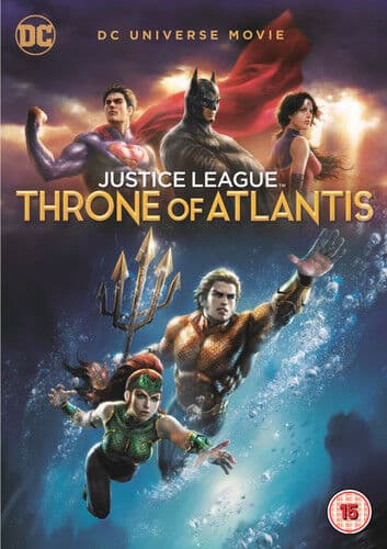 Justice League: Throne of Atlantis DVD (2018) Ethan Spaulding Cert 15 Region 2