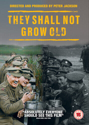 They Shall Not Grow Old DVD (2018) Peter Jackson Cert 15 Region 2