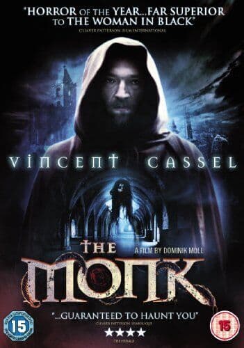 The Monk DVD (2012) Vincent Cassel, Moll (DIR) Cert 15 Region 2