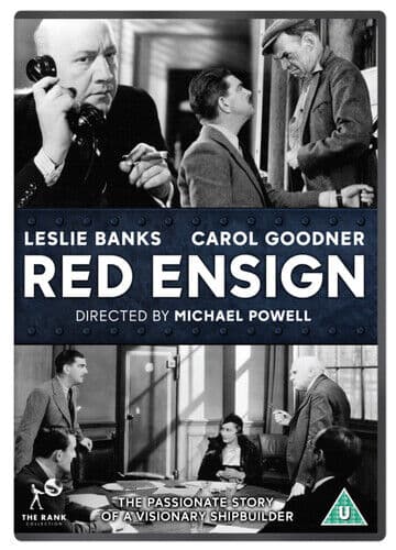 Red Ensign DVD (2018) Leslie Banks, Powell (DIR) Cert U Region 2
