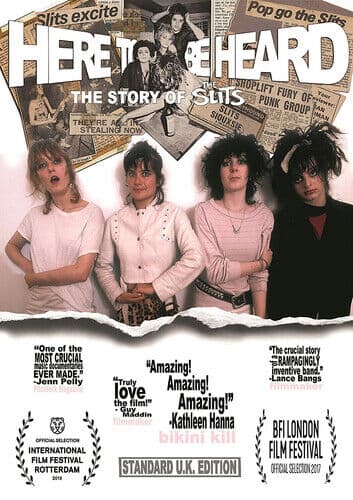 The Slits: Here to Be Heard - The Story of the Slits DVD (2018) The Slits Cert Region 2