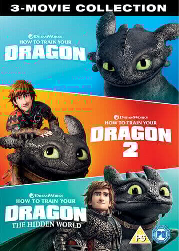 How to Train Your Dragon: 1-3 DVD (2019) Dean DeBlois Cert PG 3 Discs Region 2