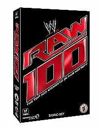 WWE: Raw - The Top 100 Moments in Raw History DVD (2013) The Rock Cert 15 3 Region 2