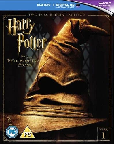 Harry Potter and the Philosopher’s Stone DVD (2016) Daniel Radcliffe, Columbus Region 2