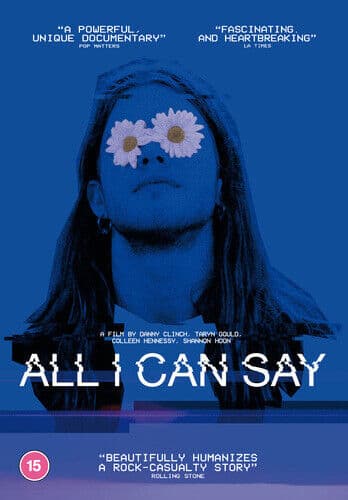 All I Can Say DVD (2022) Danny Clinch Cert 15 Region 2