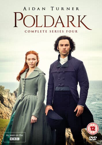 Poldark: Complete Series Four DVD (2018) Aidan Turner Cert 12 3 Discs Region 2