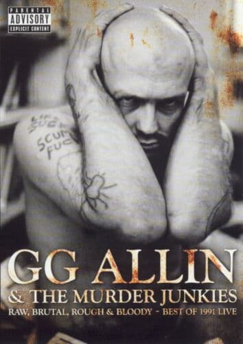 GG Allin: Raw, Brutal, Rough & Bloody DVD (2021) GG Allin Cert E Region 2