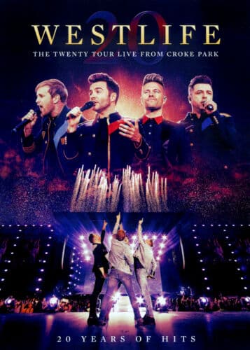 Westlife: The Twenty Tour Live DVD (2020) Westlife Cert E Region 2