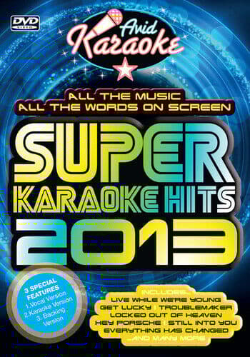Super Karaoke Hits 2013 DVD (2013) Cert E Region 2