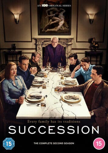 Succession: The Complete Second Season DVD (2020) Brian Cox Cert 15 3 Discs Region 2