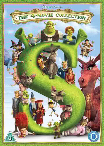 Shrek: The 4-movie Collection DVD (2018) Andrew Adamson Cert U 4 Discs Region 2