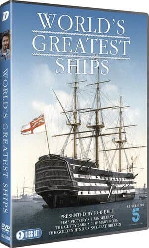 World’s Greatest Ships DVD (2019) Rob Bell Cert E 2 Discs Region 2