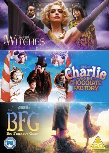 Roald Dahl 3-film Collection DVD (2022) Johnny Depp, Zemeckis (DIR) Cert PG 3 Region 2
