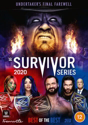 WWE: Survivor Series 2020 DVD (2021) The Undertaker Cert 12 2 Discs Region 2