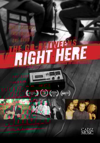 The Go-Betweens: Right Here DVD (2018) Kriv Stenders Cert E Region 2